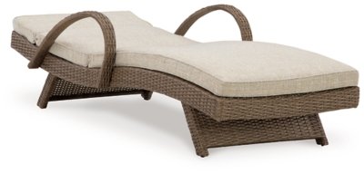 Beachcroft Outdoor Chaise Lounge with Cushion - Image 5