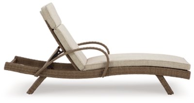 Beachcroft Outdoor Chaise Lounge with Cushion - Image 6