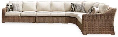 Beachcroft 5-Piece Outdoor Sectional with Coffee Table and 2 End Tables - Image 5