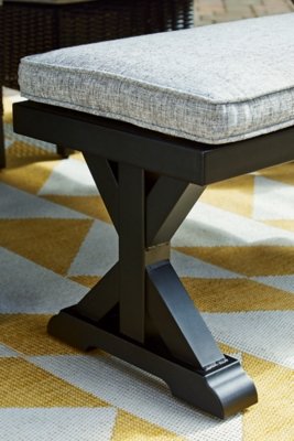 Beachcroft Outdoor Bench with Cushion - Image 9