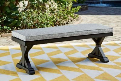 Beachcroft Outdoor Bench with Cushion - Image 3