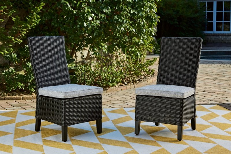 Beachcroft Outdoor Side Chair with Cushion (Set of 2) - Image 3