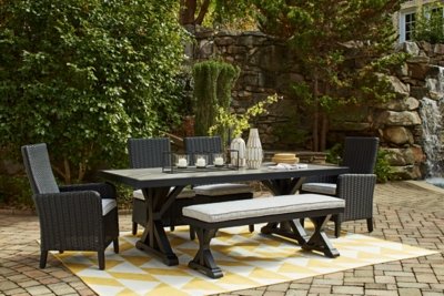 Beachcroft Outdoor Bench with Cushion - Image 10