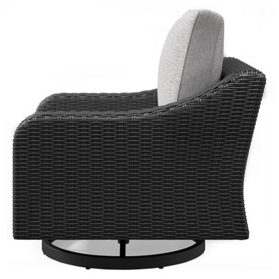 Beachcroft Outdoor Swivel Lounge with Cushion - Image 7
