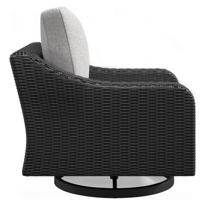 Beachcroft Outdoor Swivel Lounge with Cushion - Image 8