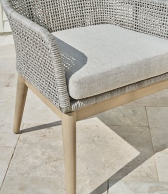 Seton Creek Outdoor Dining Arm Chair (Set of 2) - Image 8