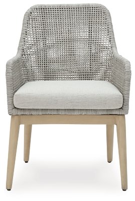 Seton Creek Outdoor Dining Arm Chair (Set of 2) - Image 5