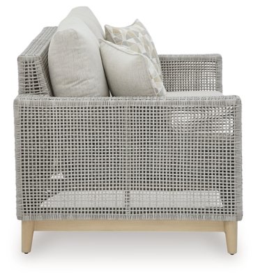 Seton Creek Outdoor Loveseat with Cushion - Image 5