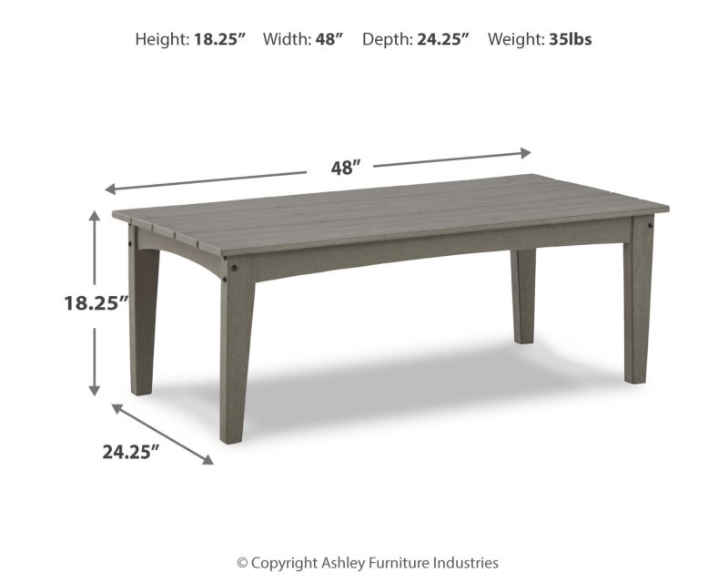 Visola Outdoor Coffee Table - Image 7