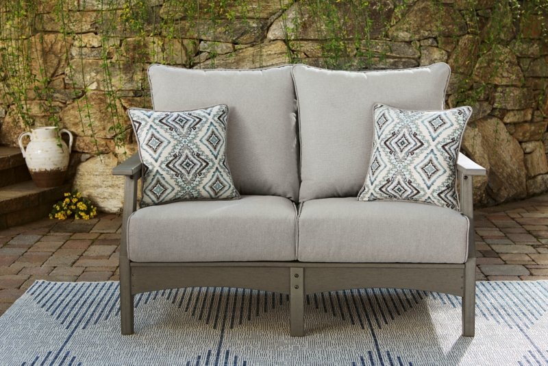 Visola Outdoor Loveseat with Cushion - Image 8