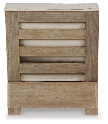 Silo Point Outdoor Armless Chair with Cushion - Image 4