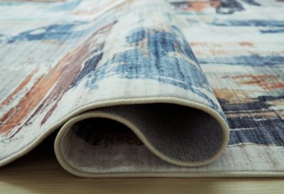 Hessland 5' x 7' Washable Rug - Image 5