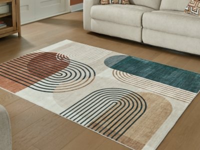 Farrendale Washable Large Rug - Image 3