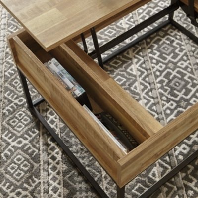 Gerdanet Lift-Top Coffee Table - Image 11