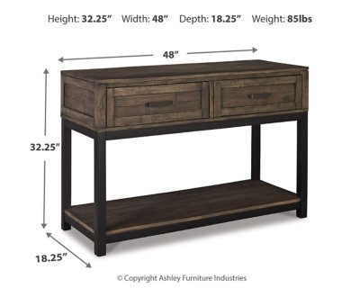 Johurst Sofa/Console Table - Image 5