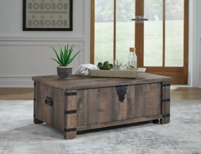 Hollum Lift-top Coffee Table and 2 End Tables - Image 11