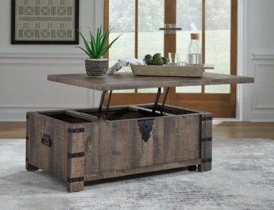 Hollum Lift-top Coffee Table and 2 End Tables - Image 12