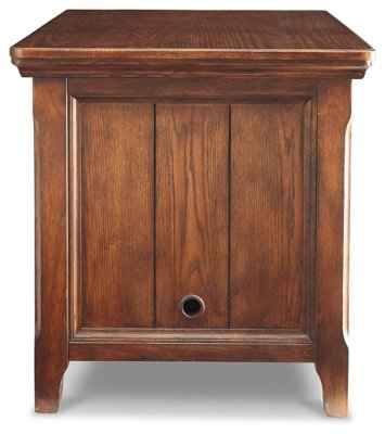 Woodboro Media End Table with Power Outlets - Image 6