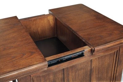 Woodboro Media End Table with Power Outlets - Image 10