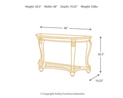 Norcastle Sofa/Console Table - Image 11