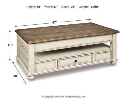 Realyn Coffee Table with Lift Top - Image 5