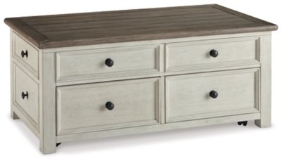 Bolanburg Coffee Table and 2 Chairside End Tables with Console - Image 11