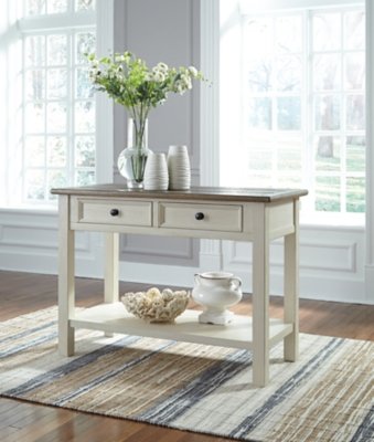 Bolanburg Coffee Table and 2 Chairside End Tables with Console - Image 17