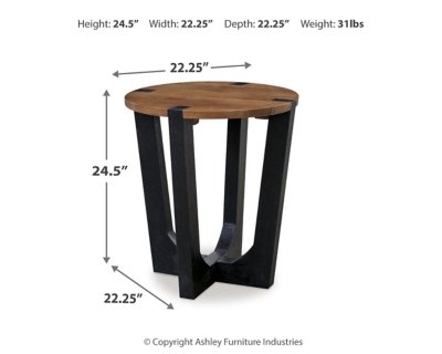 Hanneforth Coffee Table and 2 End Tables - Image 8