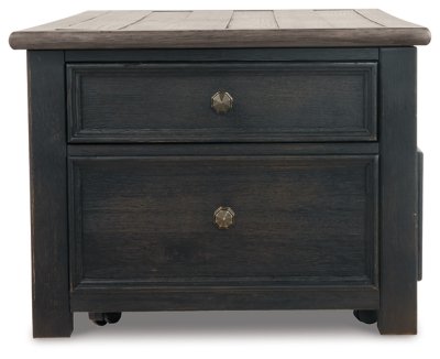 Tyler Creek Coffee Table and 2 End Tables with Console - Image 17