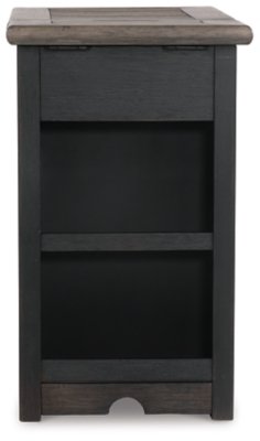 Tyler Creek Chairside End Table with USB Ports & Outlets - Image 8