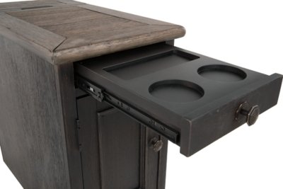 Tyler Creek Chairside End Table with USB Ports & Outlets - Image 10