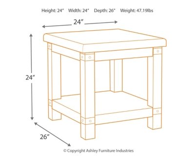 Carynhurst End Table - Image 9