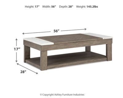 Loyaska Lift-top Coffee Table and 2 End Tables - Image 12
