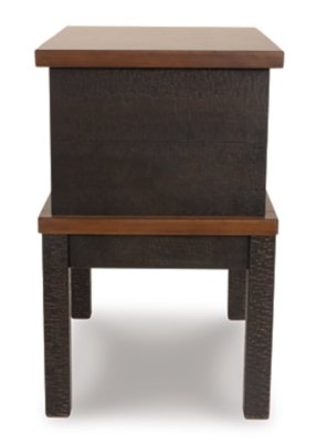 Stanah Chairside End Table with USB Ports & Outlets - Image 10
