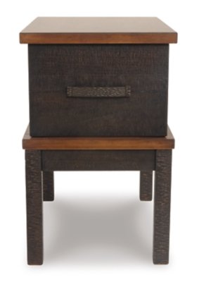 Stanah Chairside End Table with USB Ports & Outlets - Image 7