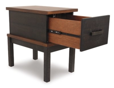Stanah Chairside End Table with USB Ports & Outlets - Image 8