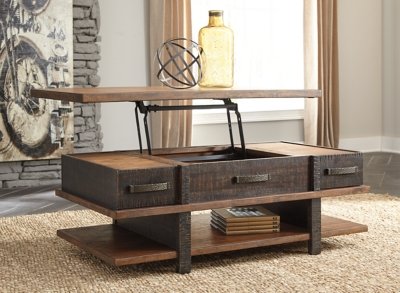 Stanah Coffee Table with Lift Top - Image 4
