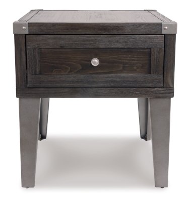 Todoe End Table with USB Ports & Outlets - Image 7
