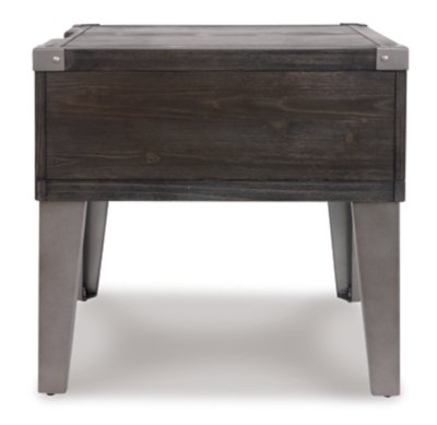 Todoe End Table with USB Ports & Outlets - Image 8