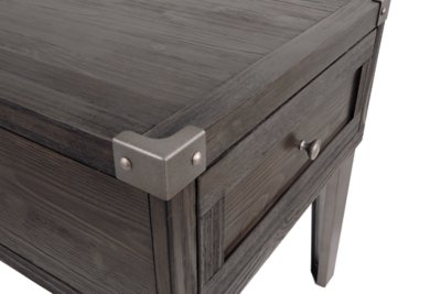 Todoe End Table with USB Ports & Outlets - Image 12