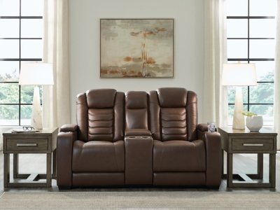 High Impact Power Reclining Loveseat with Console - Image 3