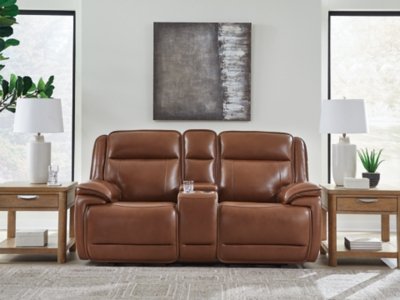 Healy Pier Power Reclining Loveseat with Console - Image 3
