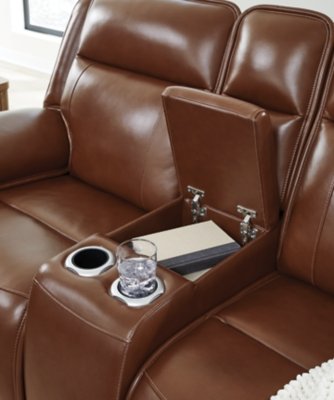 Healy Pier Power Reclining Loveseat with Console - Image 7