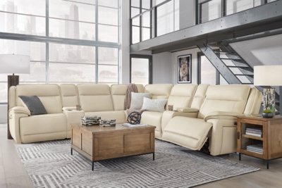 Double Deal 7-Piece Reclining Sectional with 2 Consoles - Image 4