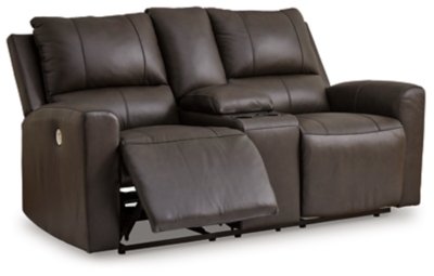 Boxmere Power Reclining Loveseat with Console - Image 4