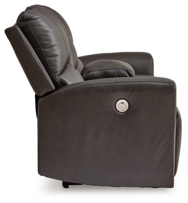 Boxmere Power Reclining Loveseat with Console - Image 6