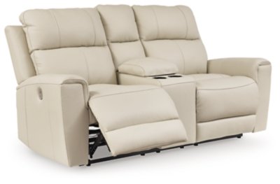 Dahlmoore Power Reclining Loveseat with Console - Image 4