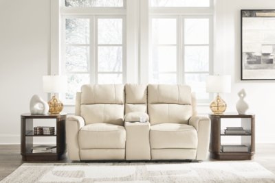 Dahlmoore Power Reclining Loveseat with Console - Image 3