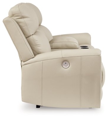 Dahlmoore Power Reclining Loveseat with Console - Image 6