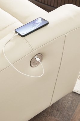 Dahlmoore Power Reclining Loveseat with Console - Image 9